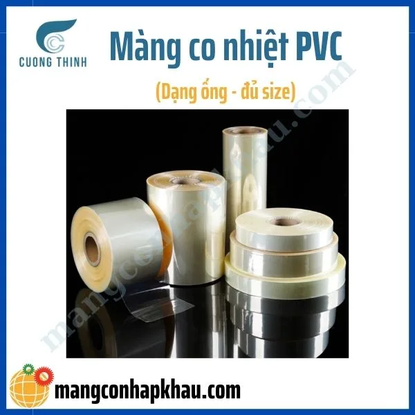Màng Co PVC Cắt Túi - Hở 2 Đầu - Ép Ngang – Ép Cong Bo Tròn Theo Yêu Cầu