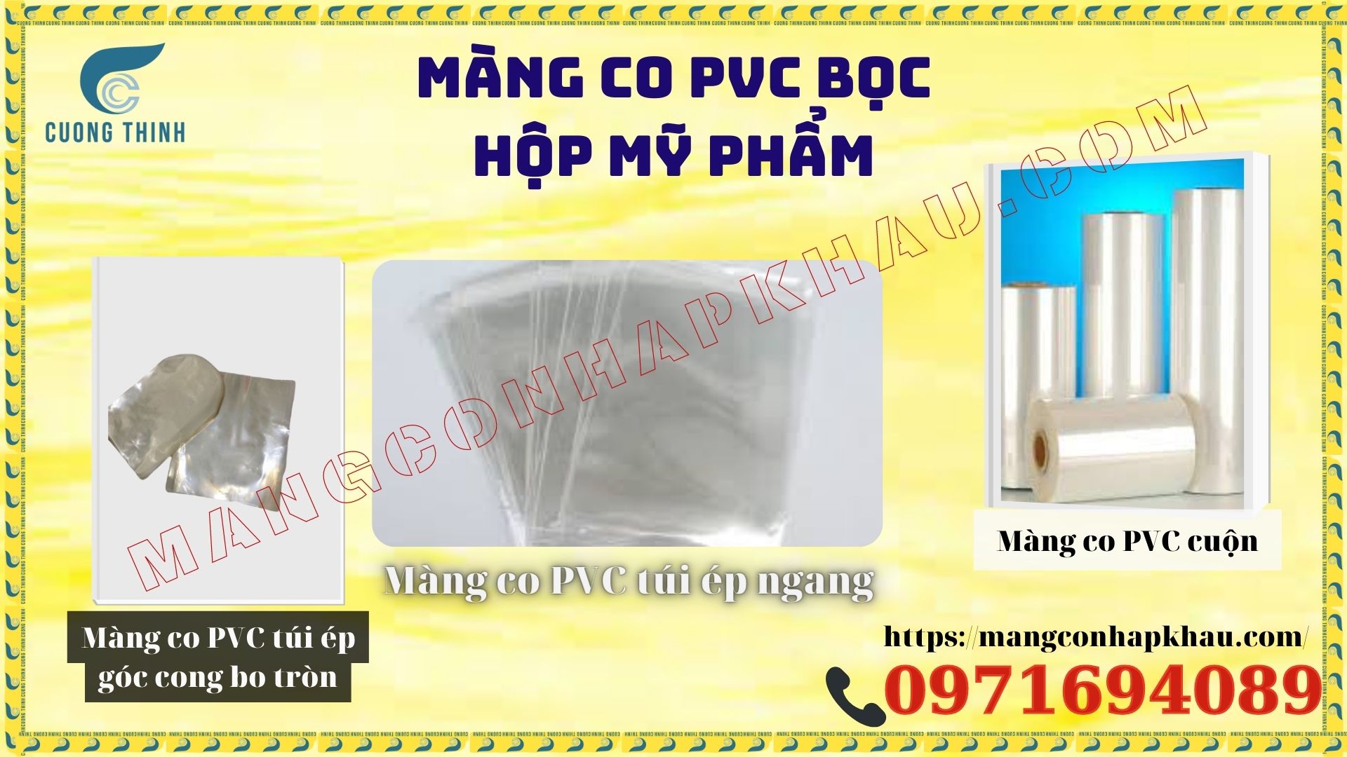 Các loại hình màng co PVC bọc hộp mỹ phẩm