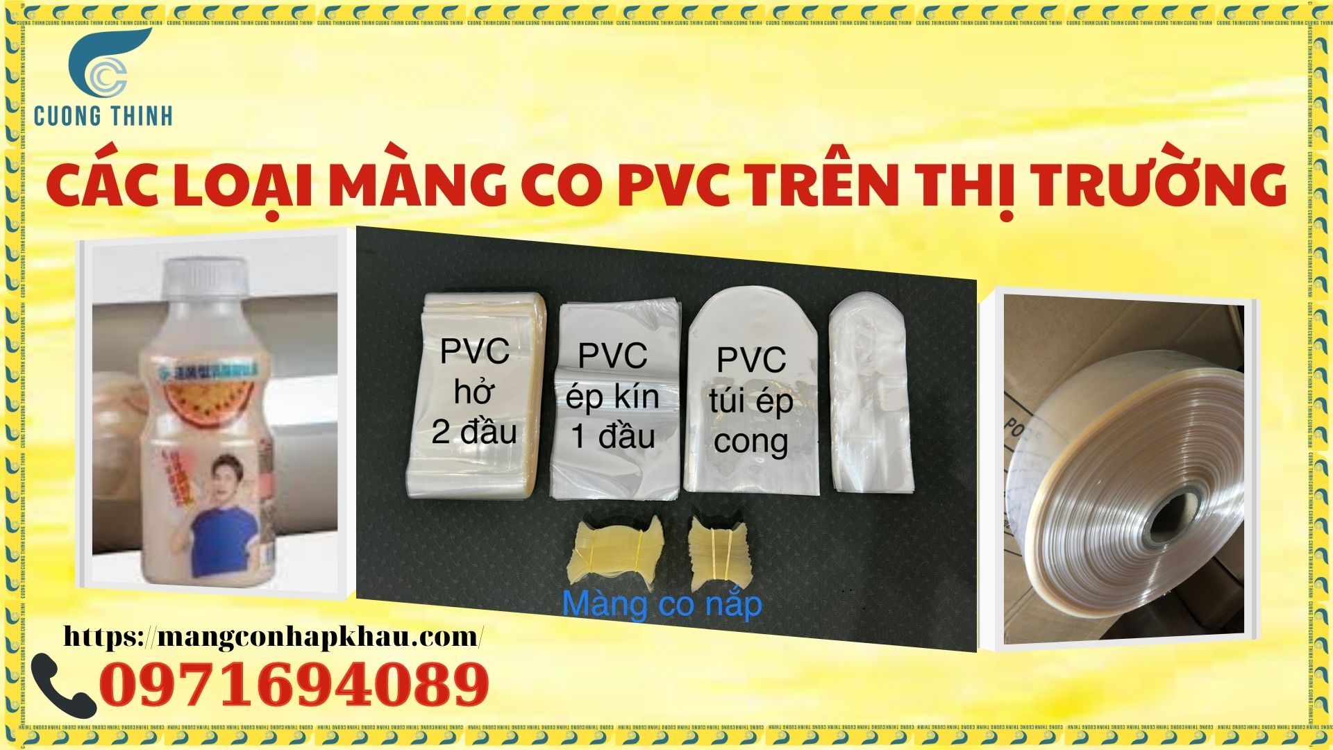 các loại màng co PVC trên thị trường