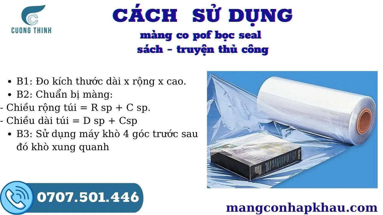 Cách sử dụng màng co bọc seal
